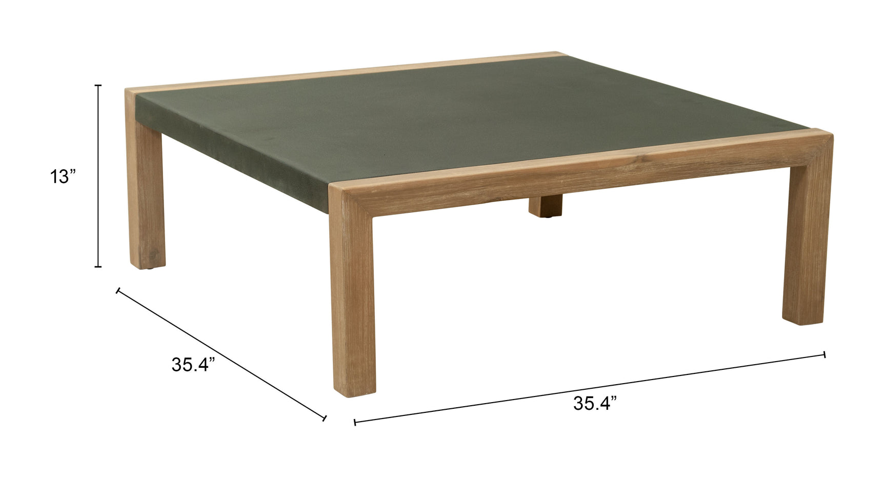 Teras Gray Coffee Table - Ornate Home