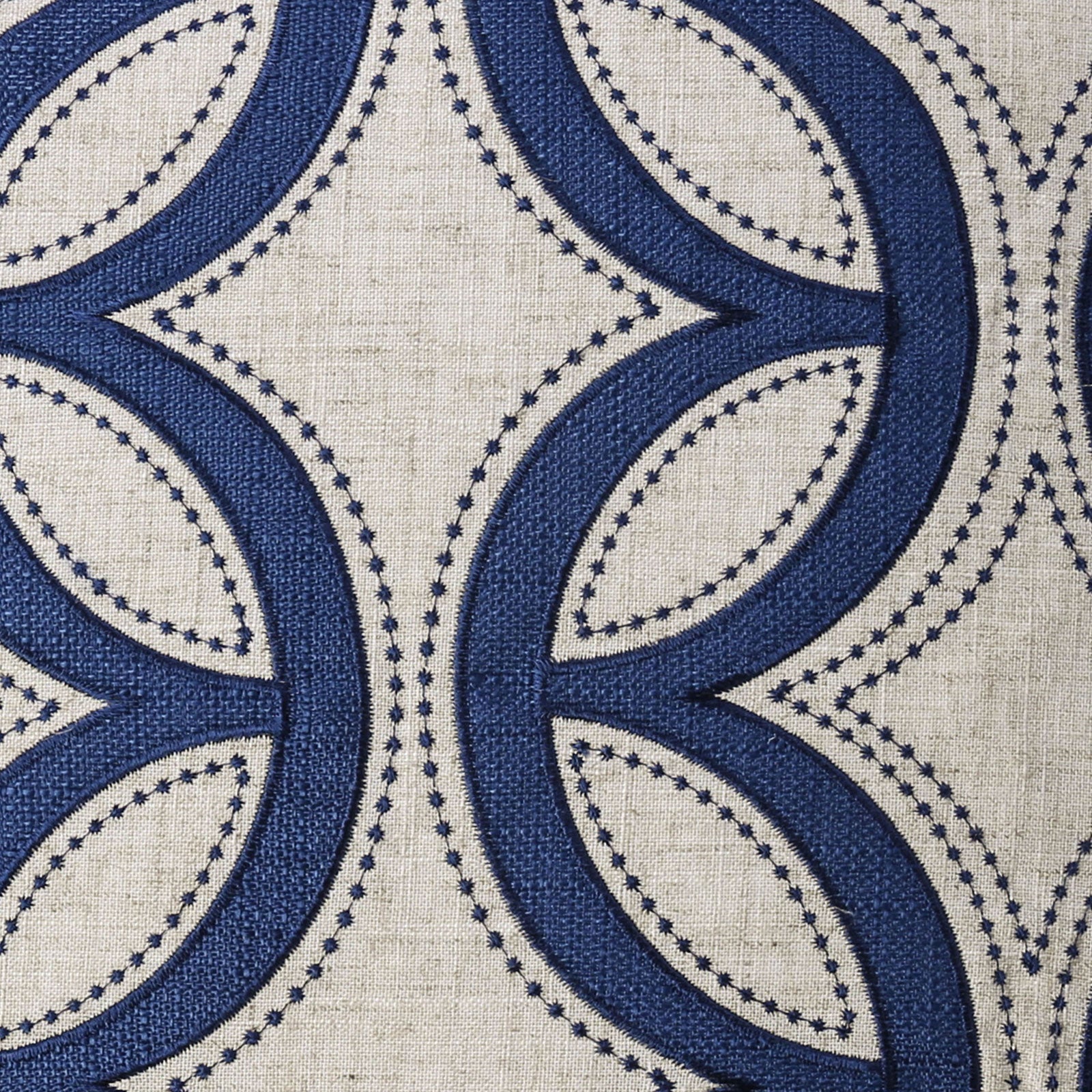 Teri Beige/Indigo Pillow (Set of 2) - Ornate Home