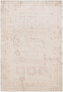 Terlingua Blush Greek Mosaic Carpet - Clearance - Ornate Home