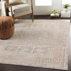 Terlingua Blush Greek Mosaic Carpet - Clearance - Ornate Home