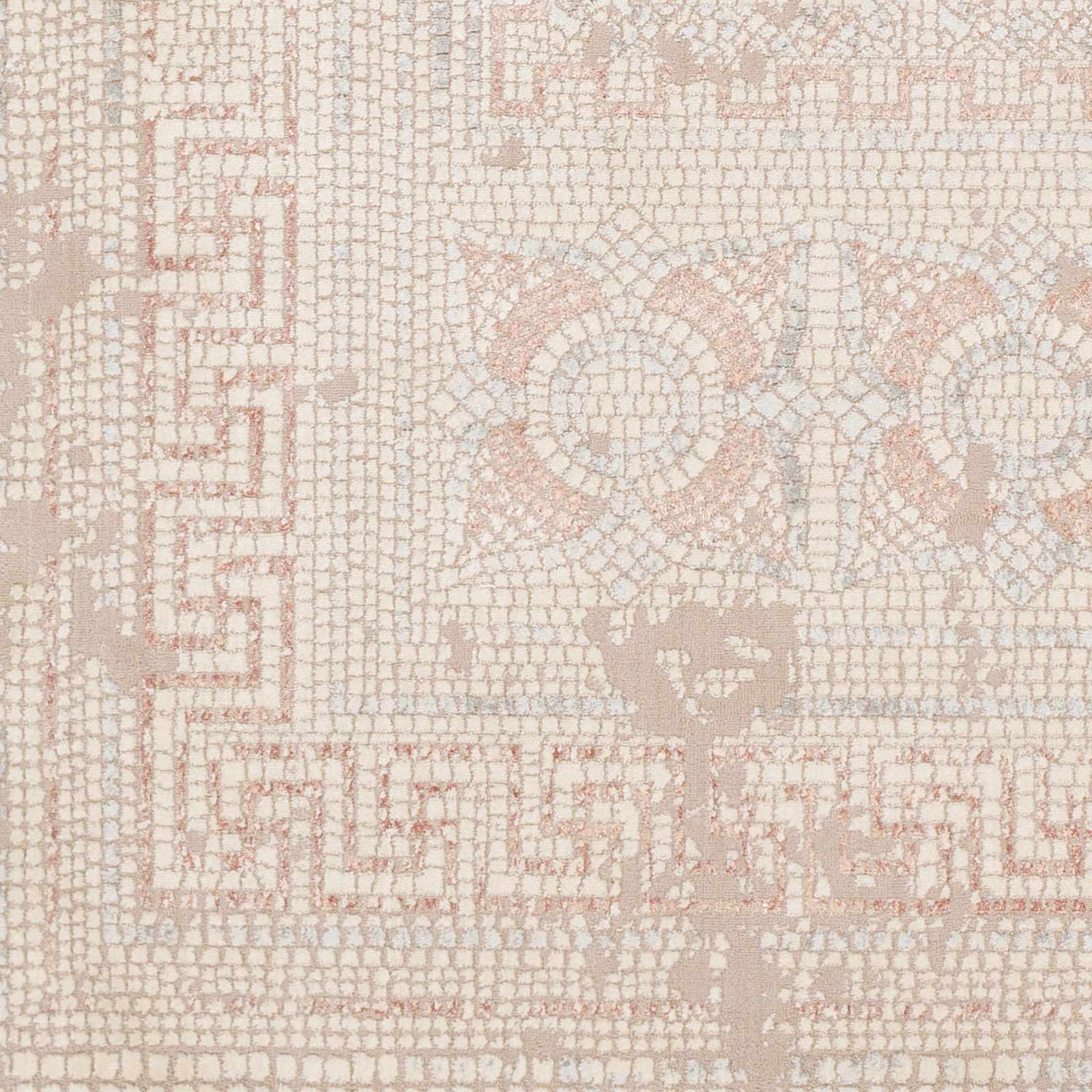 Terlingua Blush Greek Mosaic Carpet - Clearance - Ornate Home