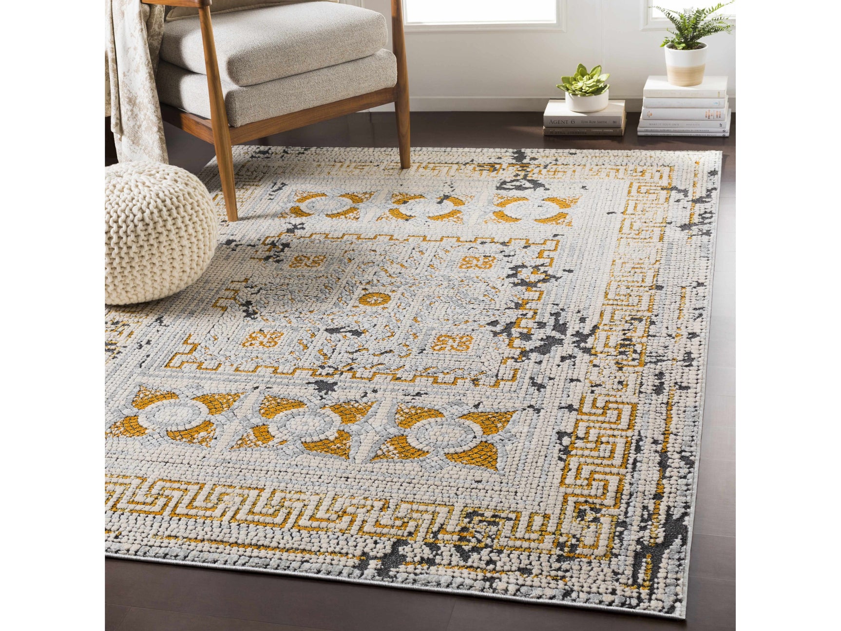 Terlingua Mustard Area Rug - Ornate Home