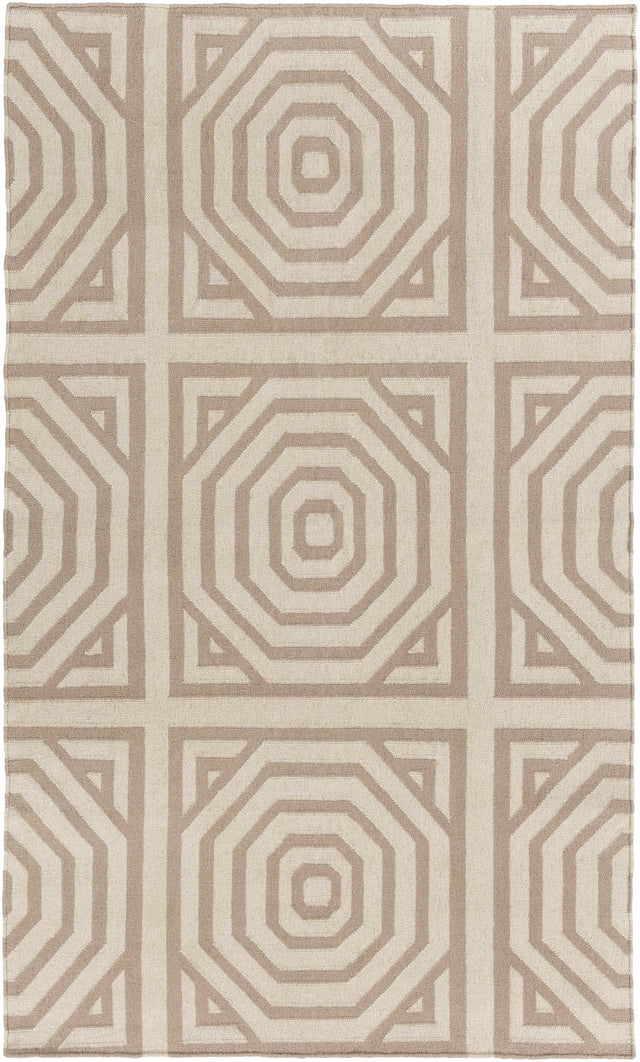 Terlton Ivory Greek Geometric Rug - Clearance - Ornate Home