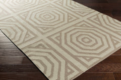 Terlton Ivory Greek Geometric Rug - Clearance - Ornate Home