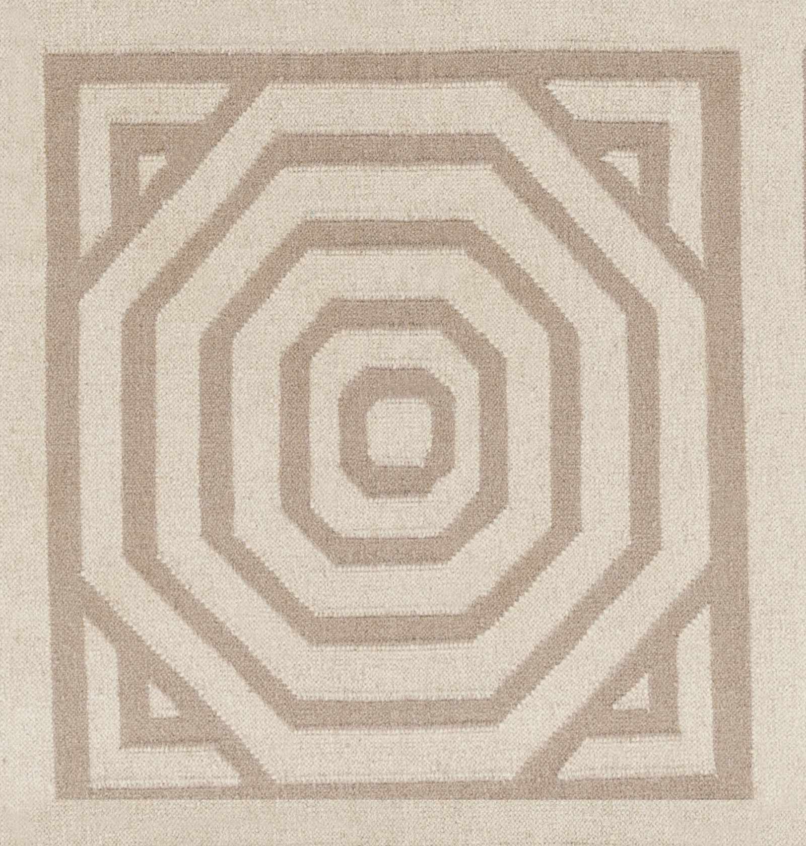Terlton Ivory Greek Geometric Rug - Clearance - Ornate Home