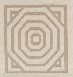 Terlton Ivory Greek Geometric Rug - Clearance - Ornate Home
