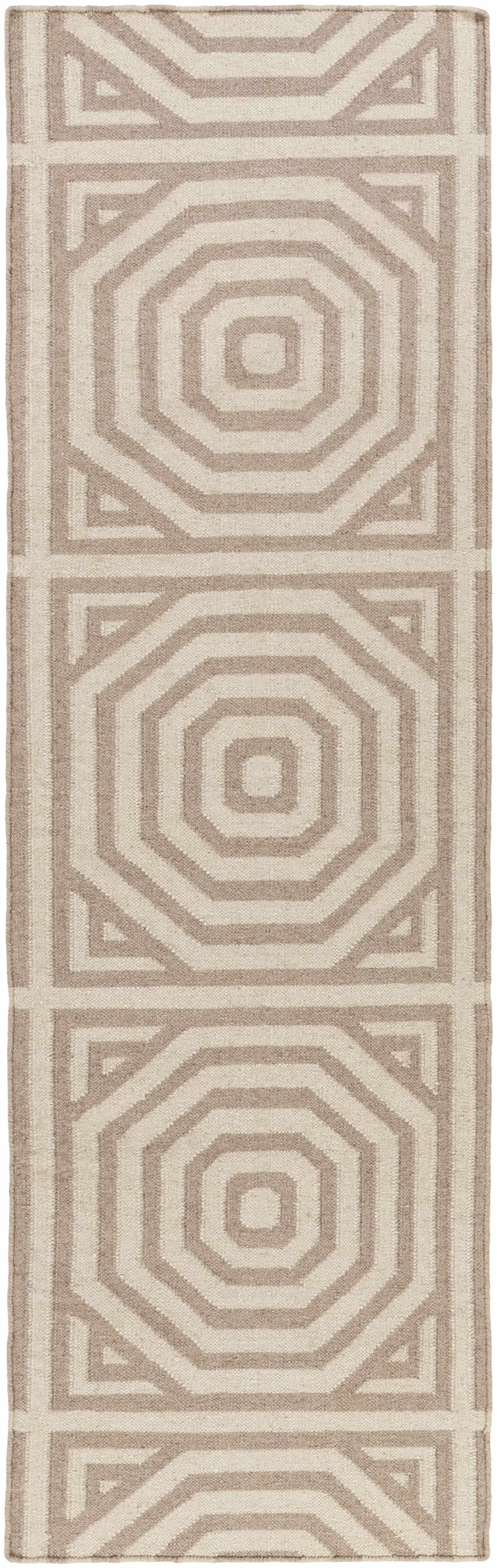 Terlton Ivory Greek Geometric Rug - Clearance - Ornate Home