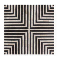 Terning Black/White Side Table - Ornate Home
