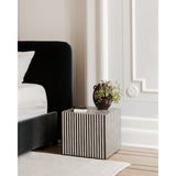Terning Black/White Side Table - Ornate Home