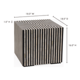 Terning Black/White Side Table - Ornate Home