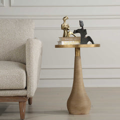 Terra Brass Accent Table - Ornate Home