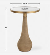 Terra Brass Accent Table - Ornate Home