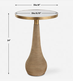 Terra Brass Accent Table - Ornate Home