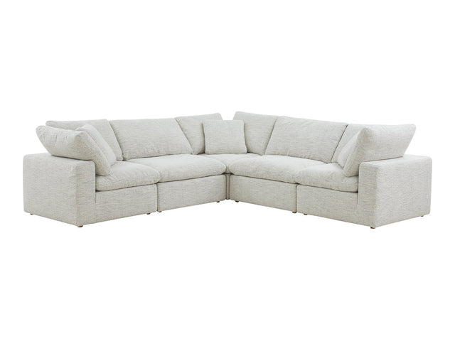 Terra Coastside Sand Condo Classic L Shaped Modular Sectional - Ornate Home