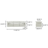 Terra Coastside Sand Modular Sofa - Ornate Home