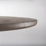 Terra Dark Brown 60" Round Pedestal Dining Table