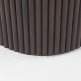 Terra Dark Brown 60" Round Pedestal Dining Table