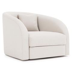 Terra Ivory Swivel Chair - Ornate Home