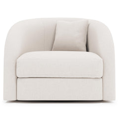 Terra Ivory Swivel Chair - Ornate Home