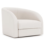 Terra Ivory Swivel Chair Without Pillows - Ornate Home