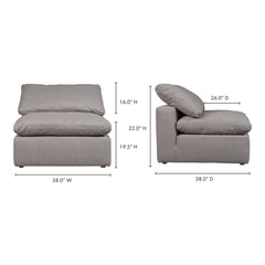 Terra Light Grey Condo Chair - Ornate Home