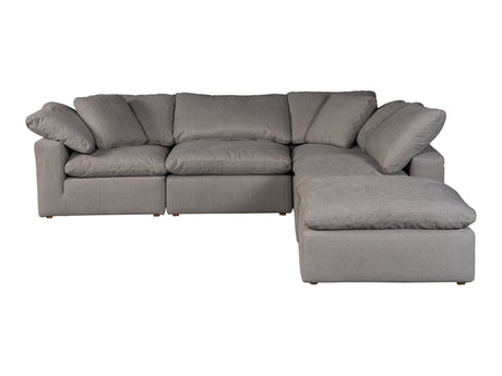 Terra Light Grey Condo Dream Modular Sectional - Ornate Home