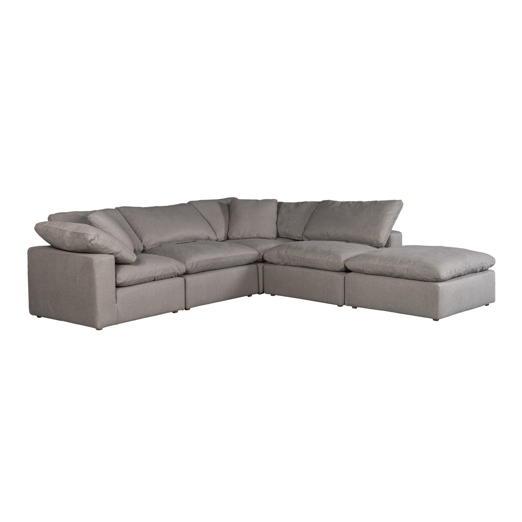 Terra Light Grey Condo Dream Modular Sectional - Ornate Home