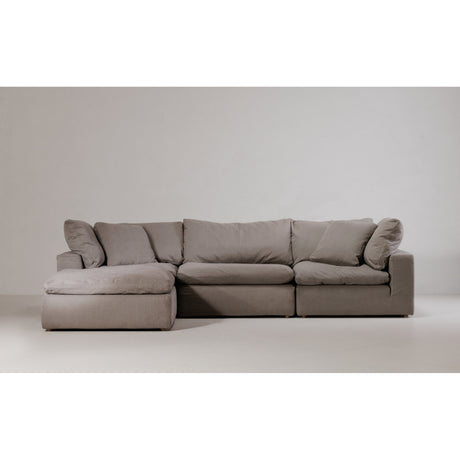 Terra Light Grey Condo Lounge Modular Sectional - Ornate Home
