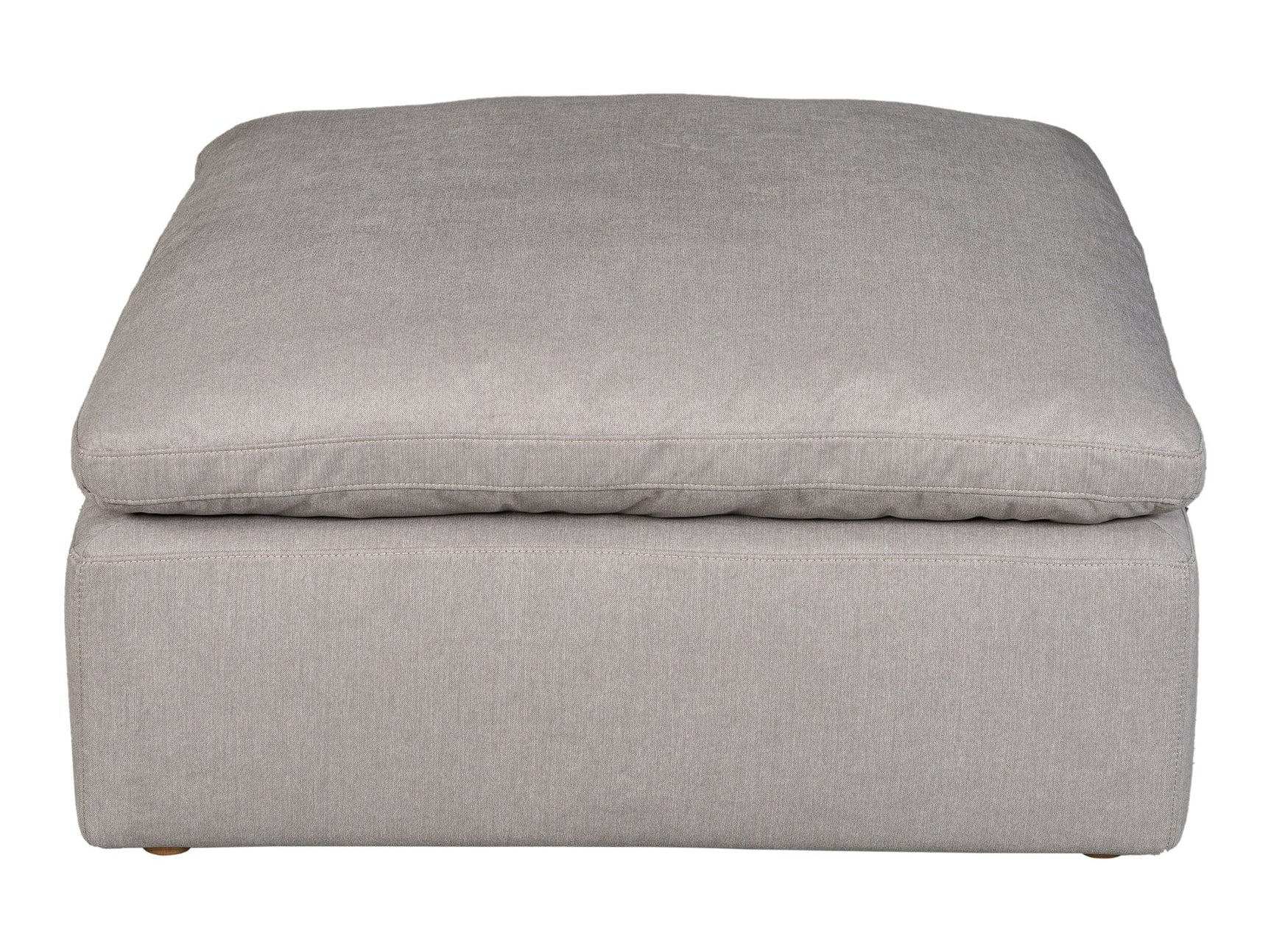 Terra Light Grey Condo Ottoman - Ornate Home