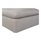 Terra Light Grey Condo Ottoman - Ornate Home