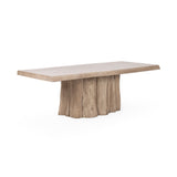 Terra Sandstone Greige Dining Table - Ornate Home