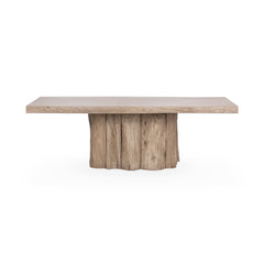 Terra Sandstone Greige Dining Table - Ornate Home