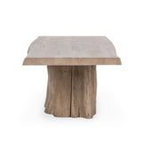Terra Sandstone Greige Dining Table - Ornate Home