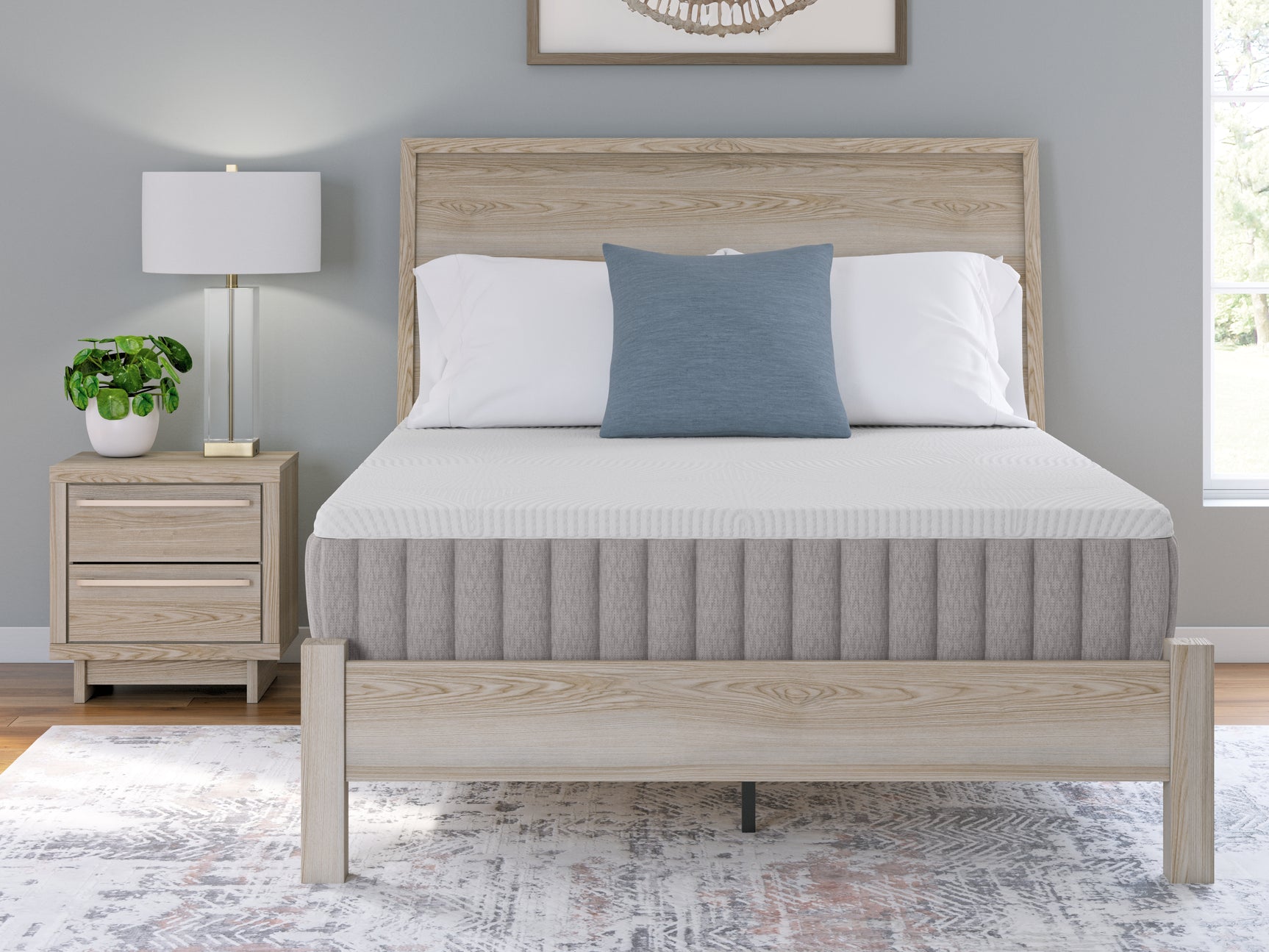 Terra Sleep Firm White California King Mattress - Ornate Home