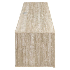 Terra Travertine 71" Wall-Mounted TV Stand - Ornate Home