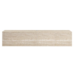 Terra Travertine 71" Wall-Mounted TV Stand - Ornate Home