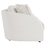 Terra White/Cream Fabric Sofa - Ornate Home