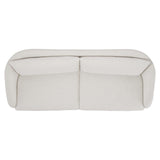Terra White/Cream Fabric Sofa - Ornate Home