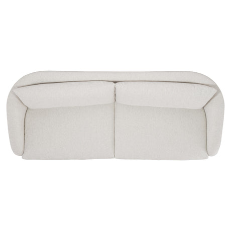 Terra White/Cream Fabric Sofa - Ornate Home