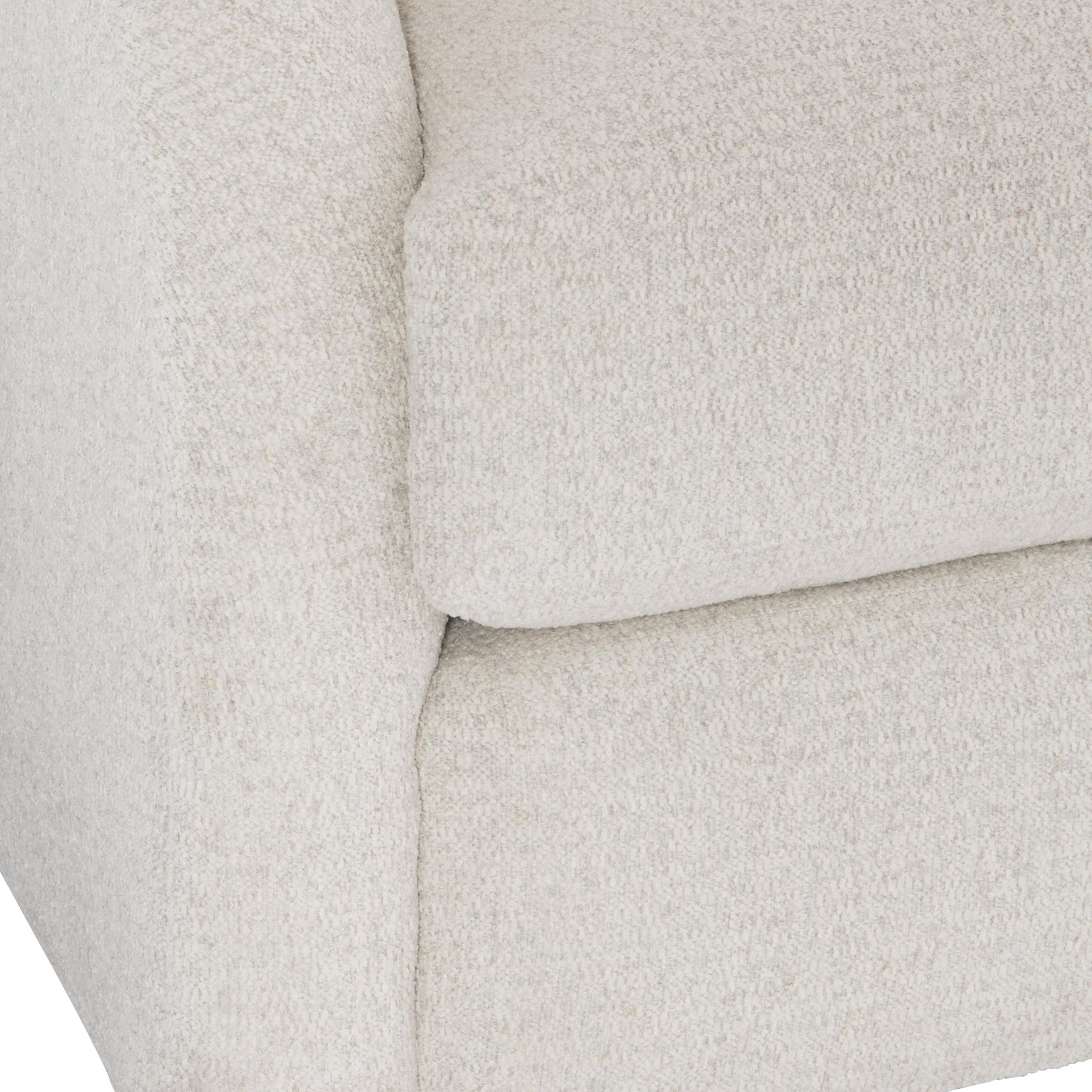Terra White/Cream Fabric Sofa - Ornate Home