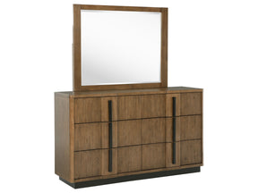 Terrace Ash Brown Dresser and Mirror - Ornate Home