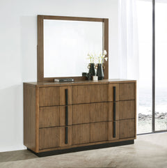 Terrace Ash Brown Dresser and Mirror - Ornate Home
