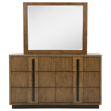 Terrace Ash Brown Dresser and Mirror - Ornate Home