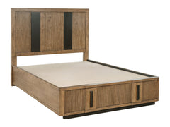 Terrace Ash Brown Eastern King Storage Bed - Ornate Home
