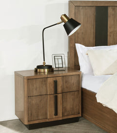 Terrace Ash Brown Nightstand - Ornate Home