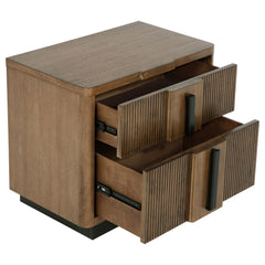 Terrace Ash Brown Nightstand - Ornate Home