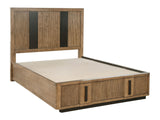 Terrace Ash Brown Queen Storage Bed - Ornate Home