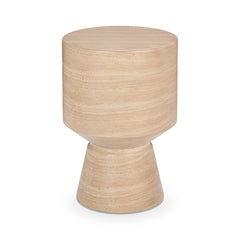 Terrace Beige Outdoor 22" Round Accent Table