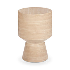 Terrace Beige Outdoor 22" Round Accent Table