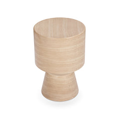 Terrace Beige Outdoor 22" Round Accent Table